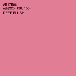 #E17E96 - Deep Blush Color Image